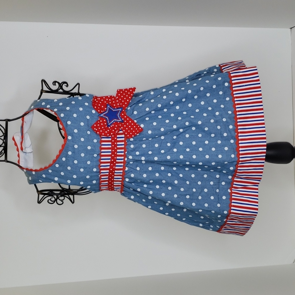 Nannette Red/White & Blue Sundress Size 18M